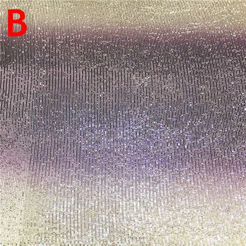 B GLace 1Y/Лот Новая мода зашифрованные градиентные Блестки Ткань для платье для девочки Свадебные украшения Аксессуары TX1301 - Цвет: B