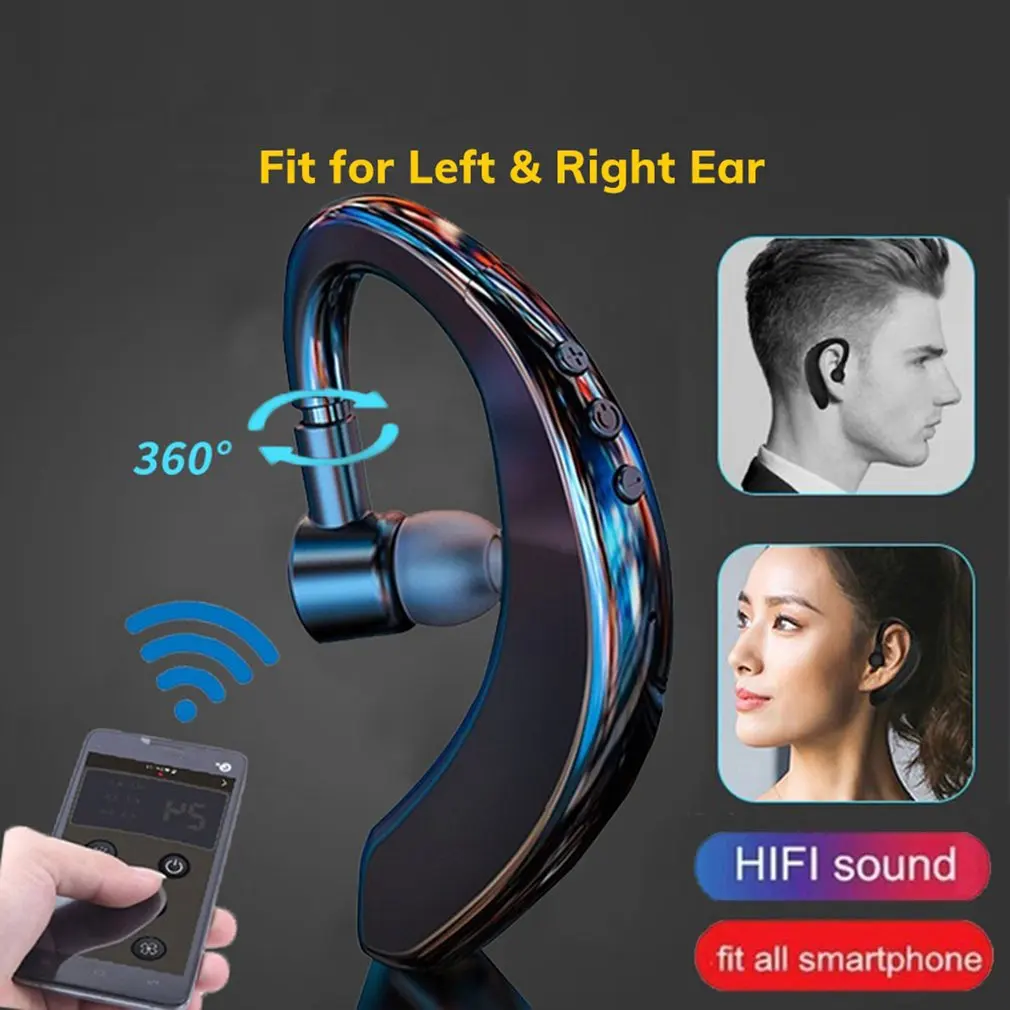 Беспроводная мини-гарнитура S11 для автомобиля Bluetooth-наушники полупрозрачные