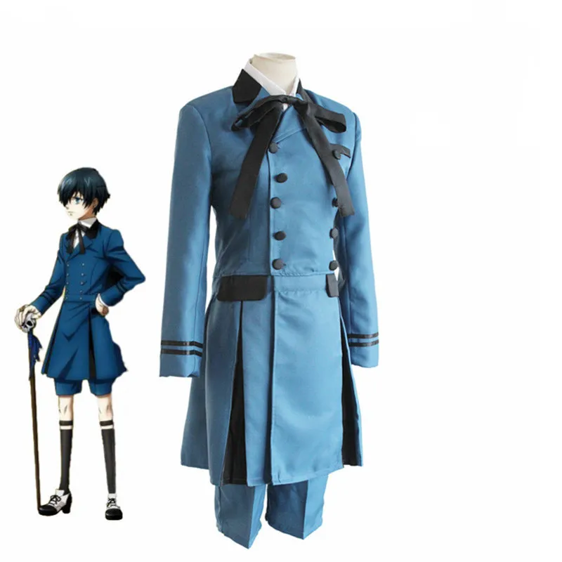 

Black Butler kuroshitsuji Ciel Phantomhive Cosplay Costume emboitement Sebasti Kuroshitsuji Aristocrat Cosplay Costume