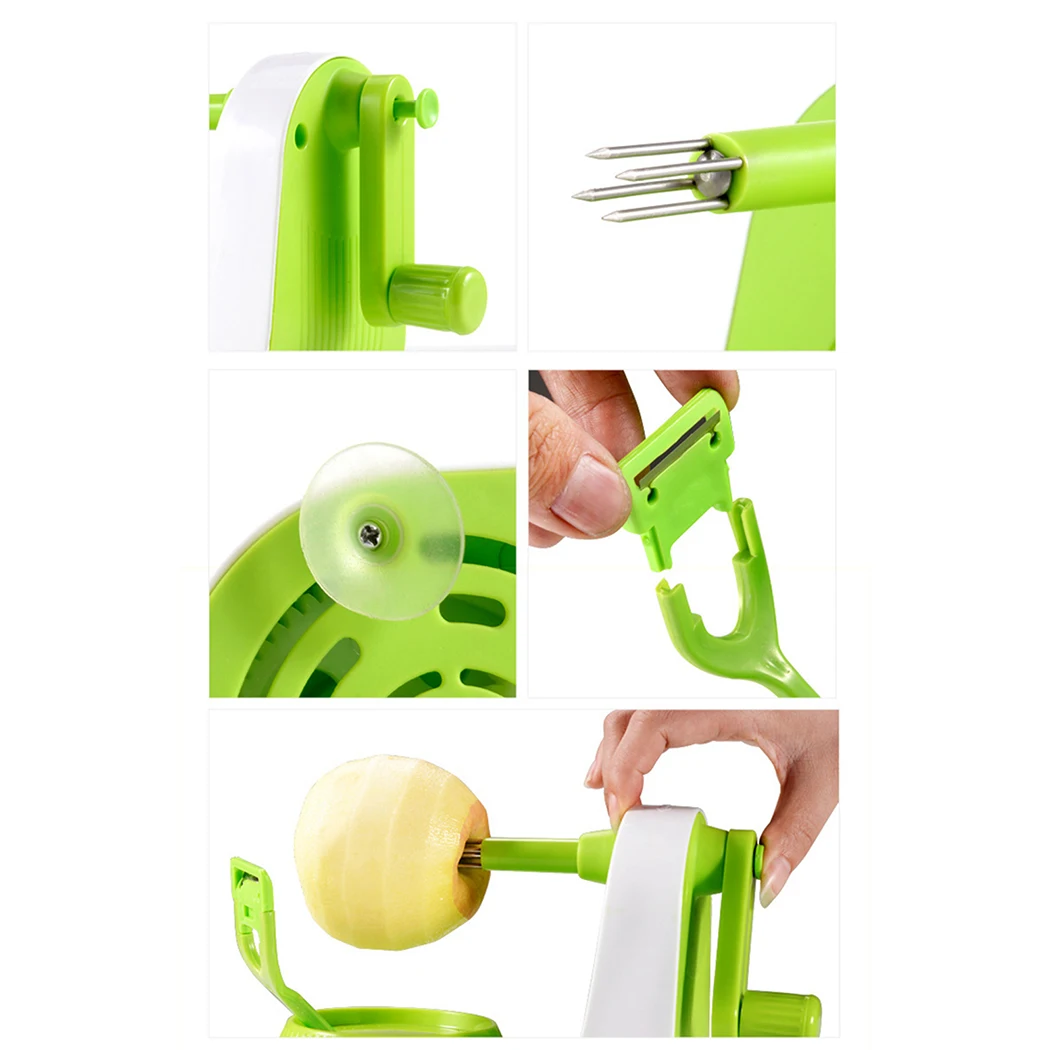 

Fruit Peeler Apple Machine Peeler Slicer Cutter Bar Home Hand-cranked Clipping Kitchen Apple Slicer Corer Cutter Peeling Tool