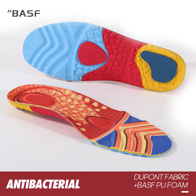 3ANGNI New PU Foam Insoles For Women Men Arch Support Breathable Running Insole Foot Plantar Fasciitis insoles Shoe Pad New ​For