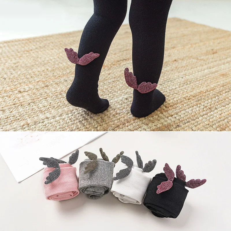 Колготки для маленьких девочек колготки новорожденных зимние теплые хлопковые