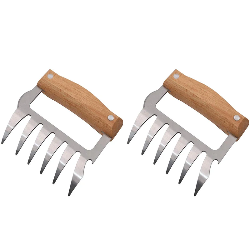 Измельчитель мяса когти барбекю медведя набор из металла вытянутая свинина