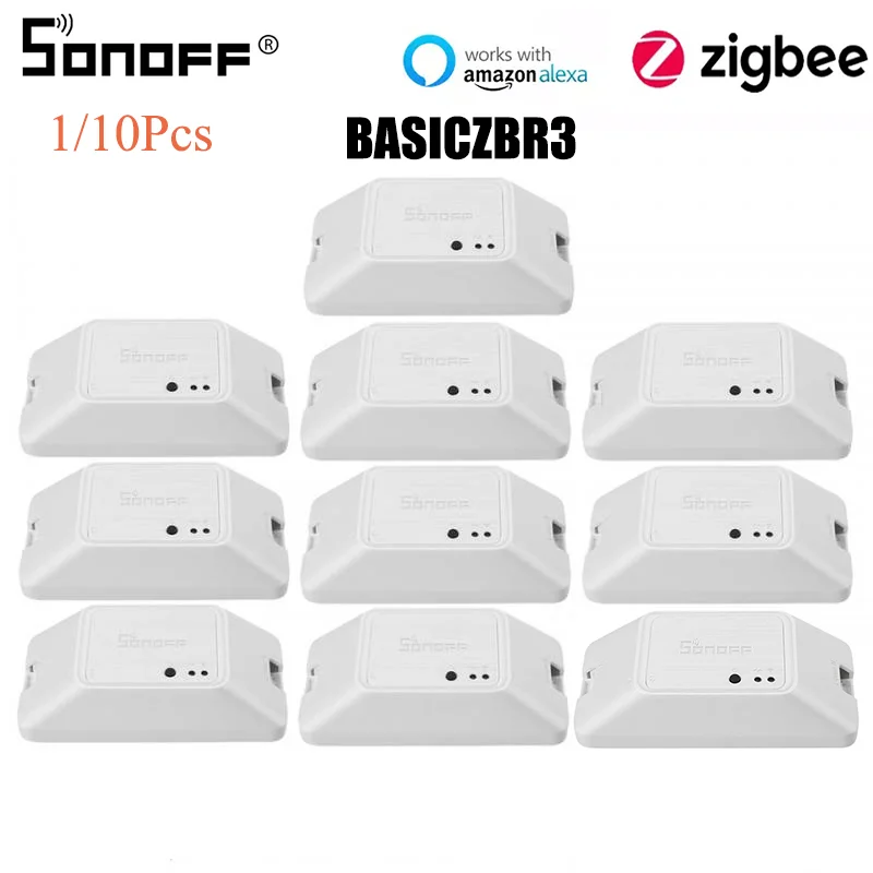 

Sonoff BASICZBR3 ZigBee Switch Smart Home Diy Modules Wireless APP Remote Voice Control Work With Alexa SmartThings Hub New