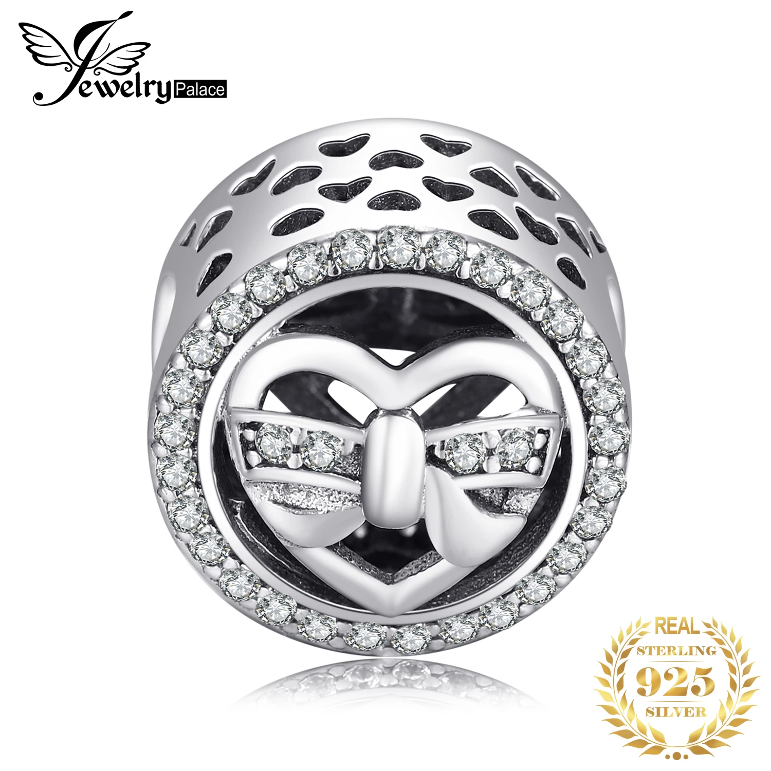 JewelryPalace подлинное серебро 925 пробы сердце любовь звезда цветок кубический