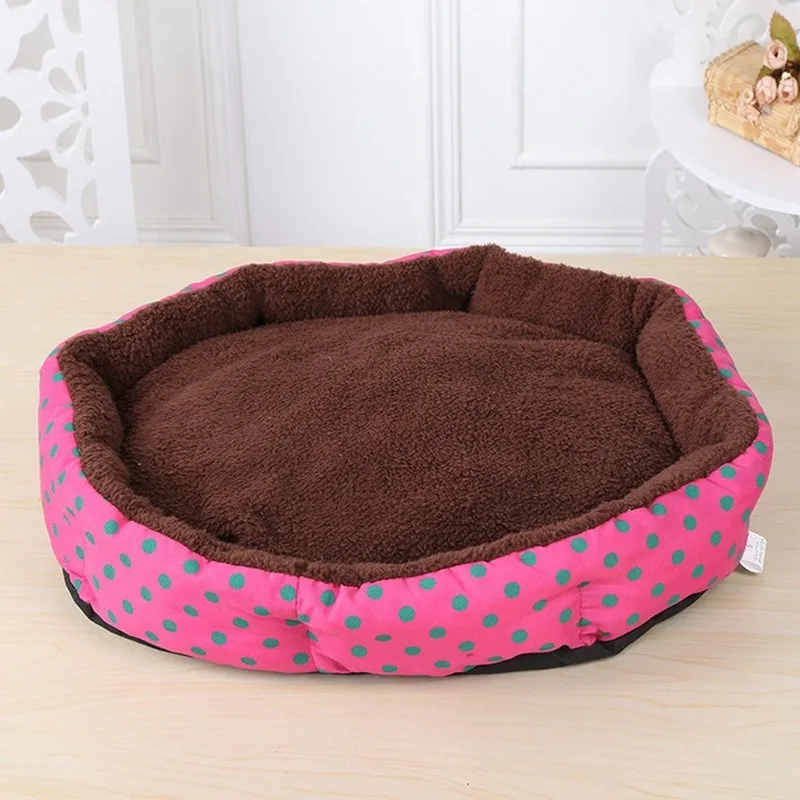 Кровать для домашних животных дом собак одеяло волна точка кровать поставщик |