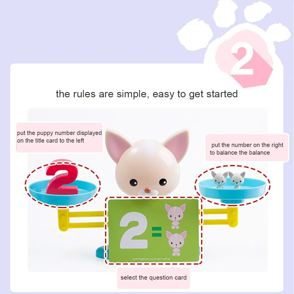 балансир для детей Собака баланс Математика Дети Развивающие игрушки дошкольное