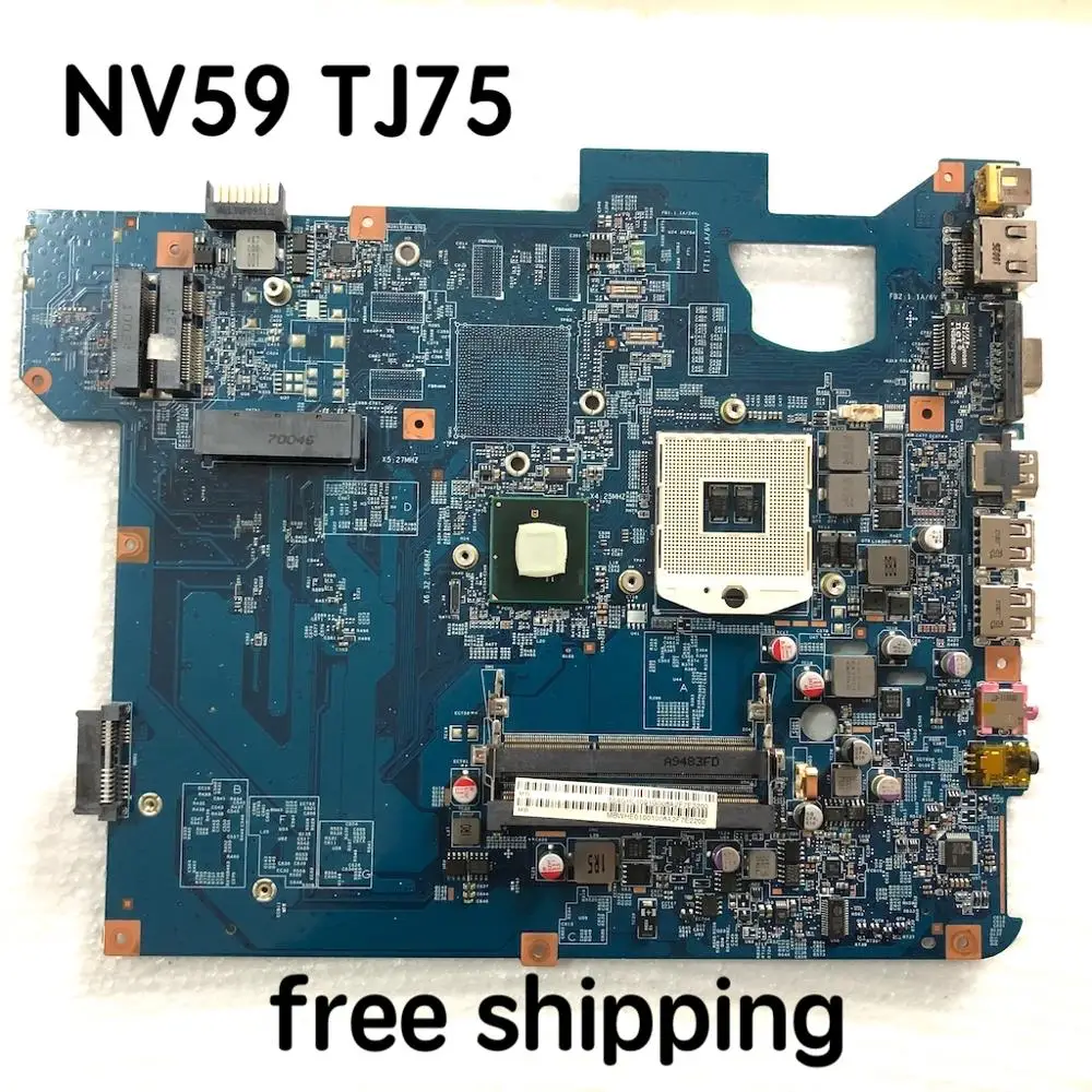 Материнская плата MBWHE01001 для ноутбука Gateway NV59 TJ75 материнская 09284 1 м 48.4gh1.01m 100%