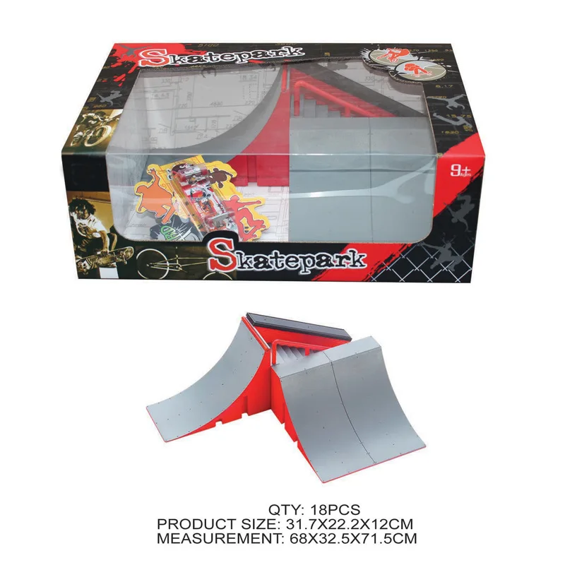 

Children Finger Skateboards Skate Toy Skate Park Ramp Set Tech Practice Deck Funny Interior Extreme Sport Fingers Training Toys