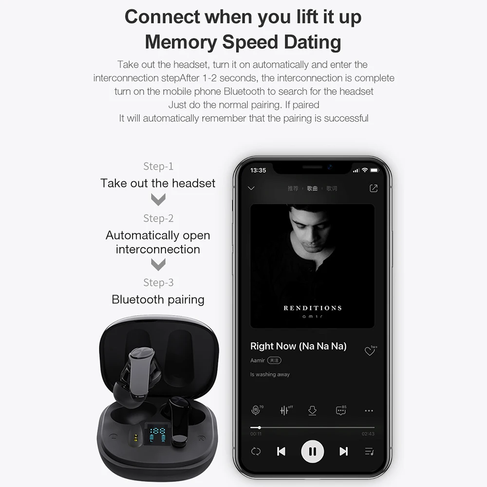 Bluetooth-наушники Xt18 5 0 дюйма с ЖК-дисплеем | Электроника