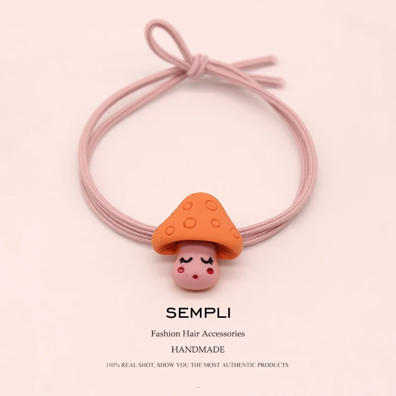 Женские нейлоновые резинки для волос Sempli резинка с милым улыбающимся лицом и