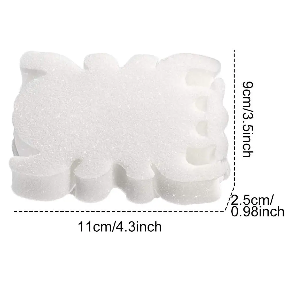 

10Pcs White Floating Spa Sponge Cartoon Star Spider Shape Oil Absorbing Hot Tub Skimmer Scum Absorber Cleaners For Swimming Pool