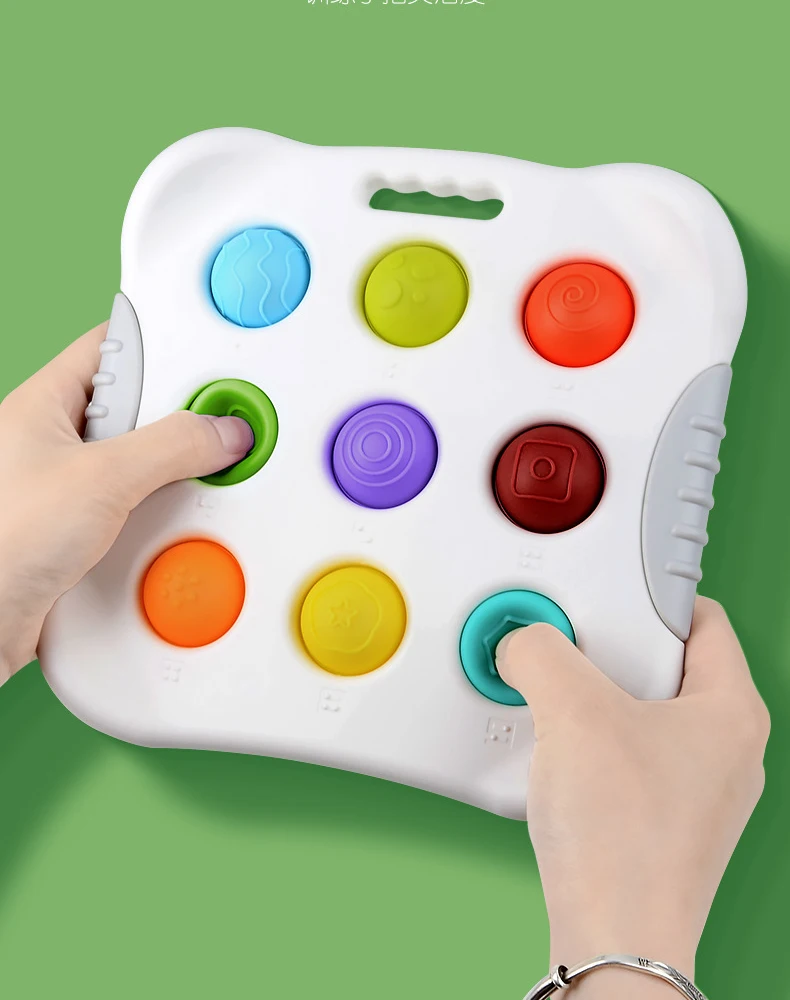 

Обучающие игрушки Монтессори, сенсорная флип-доска, пол, СИМПЛ диммер, диджет, детские развивающие игрушки для детей, детские игрушки 1 2 3