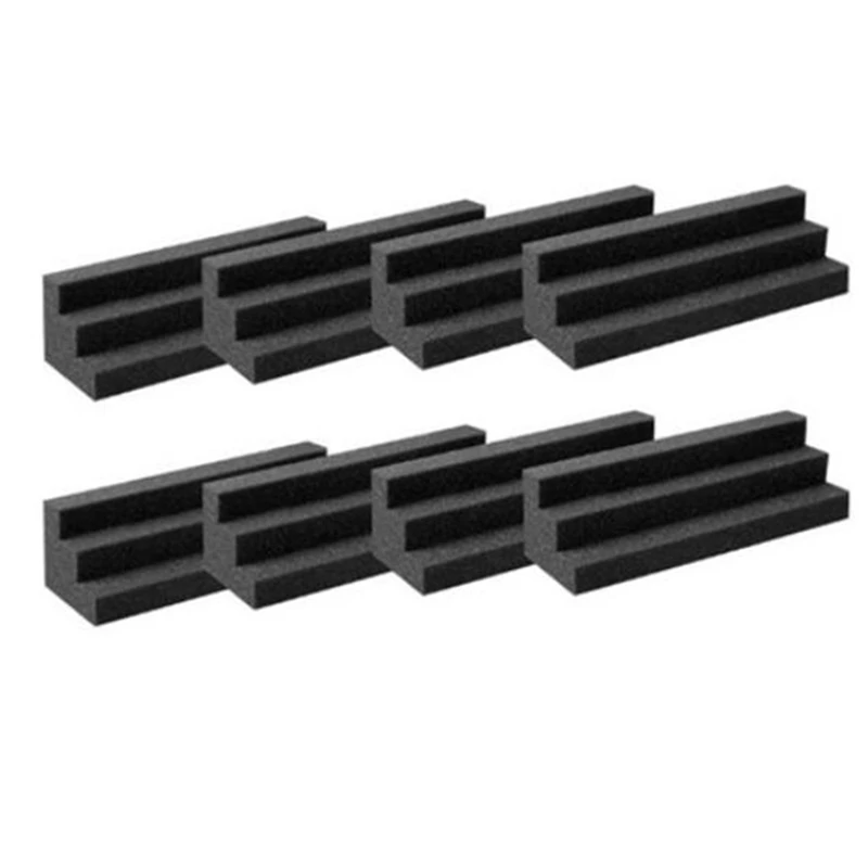 

Hot AD-Acoustic Wedge-Shaped Studio Foam Corner Block Facing Corner Wall, Suitable for Studio or Home Theater (Pack Of 8)