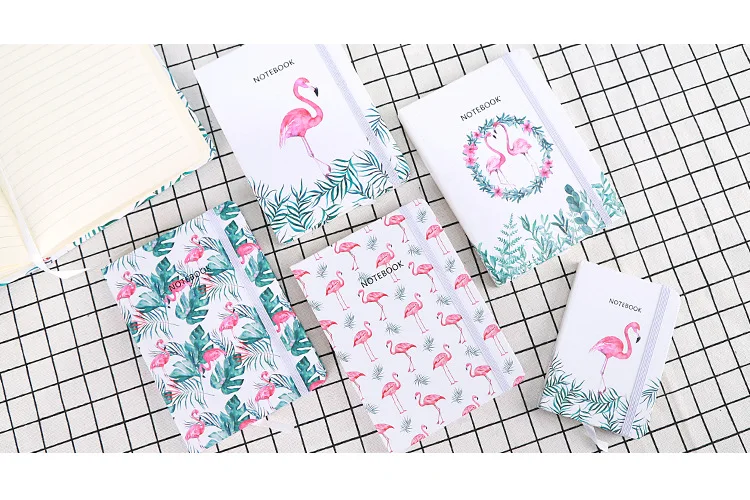 Блокнот с фламинго пули журнал креативный канцелярский дневник планировщик