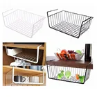 Подвесная подставка для полки, рабочая сетчатая корзина, шкаф, дверь шкафа, органайзер, стойка для шкафа, держатели для хранения, корзина, Органайзер