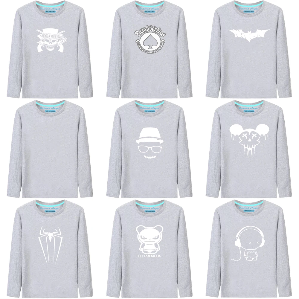 

Рождественские светящиеся футболки с мультяшным рисунком для мальчиков и девочек, детские 3D футболки с принтом, Детская футболка с длинным ...