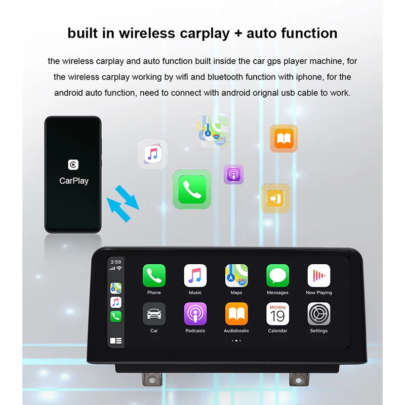 10 25 'ɺndroid Автомобильный Gps-навигатор ID7 для BMW 3 серии F30 F31 F34 4 F32 F33 F36 8 ядер Гб