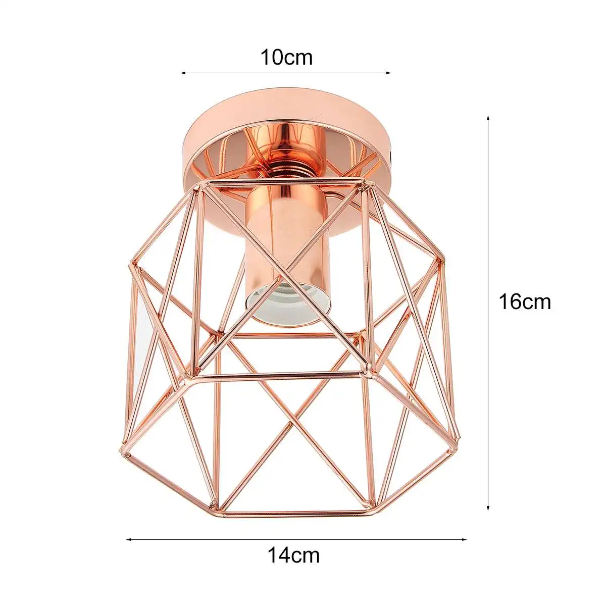 Moderno nórdico de hierro forjado E27 lámparas de techo Led para cocina, sala de estar, dormitorio, estudio, balcón, porche, restaurante, cafetería, Hotel