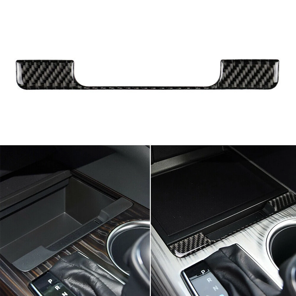 For Toyota Camry 2018 2019 Inner Storage Box Frame Strip Cover Trim Sticker Decor Carbon Fiber Interior Accessories Car Styling
