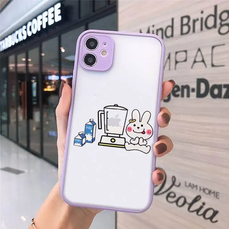 

Creative design animals Phone Case matte transparent For iphone 7 8 11 12 plus mini x xs xr pro max cover