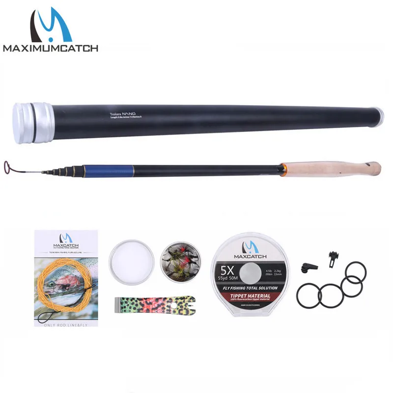 Maximumcatch Traveller Tenkara нахлыстовая Удочка Nano Japanese Toray Carbon(IM12) Tankara удилище Телескопическое удилище