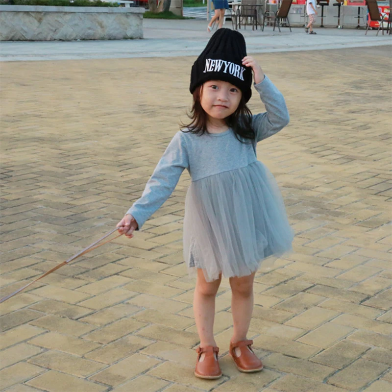 Платье для девочек с длинным рукавом платье принцессы маленьких детское