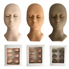 Манекен для наращивания ресниц, голова-манекен для тренировки ресниц