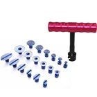 Инструменты для ремонта вмятин на автомобиле с центральным ремешком в виде буквы т Съемник Пластик Прокладочные град ямы провисания Ремкомплект Авто кузова автомобиля без рисунка, инструменты для ремонта автомобиля