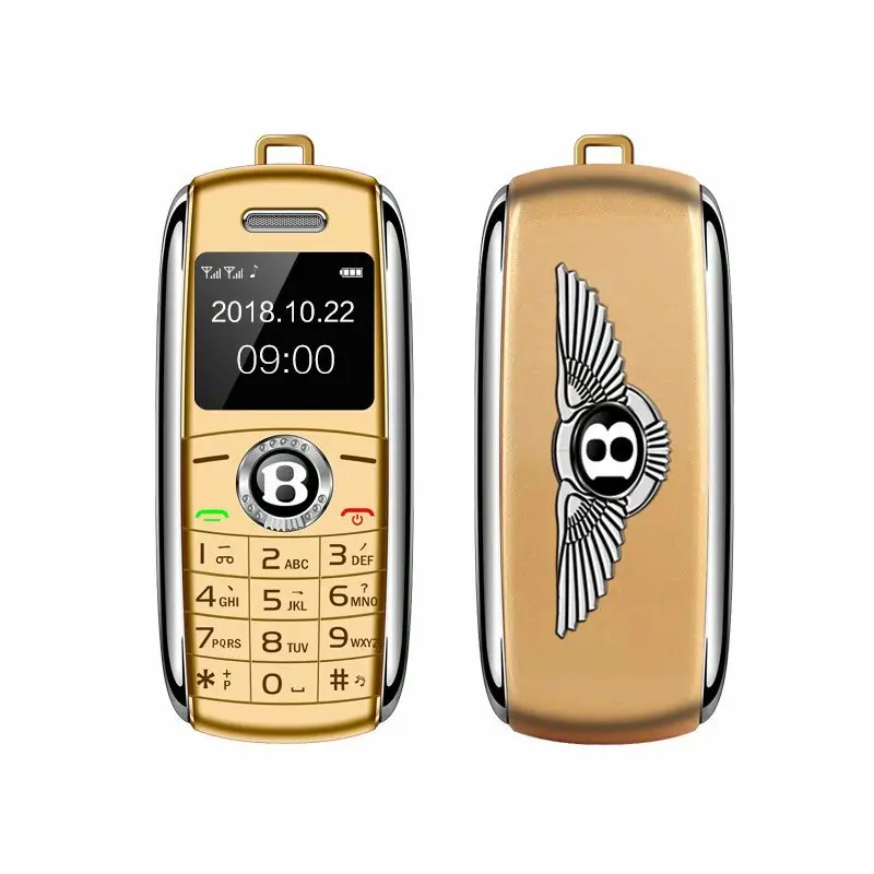 Персонализированный Мини Автомобильный ключ мобильный телефон с пультом