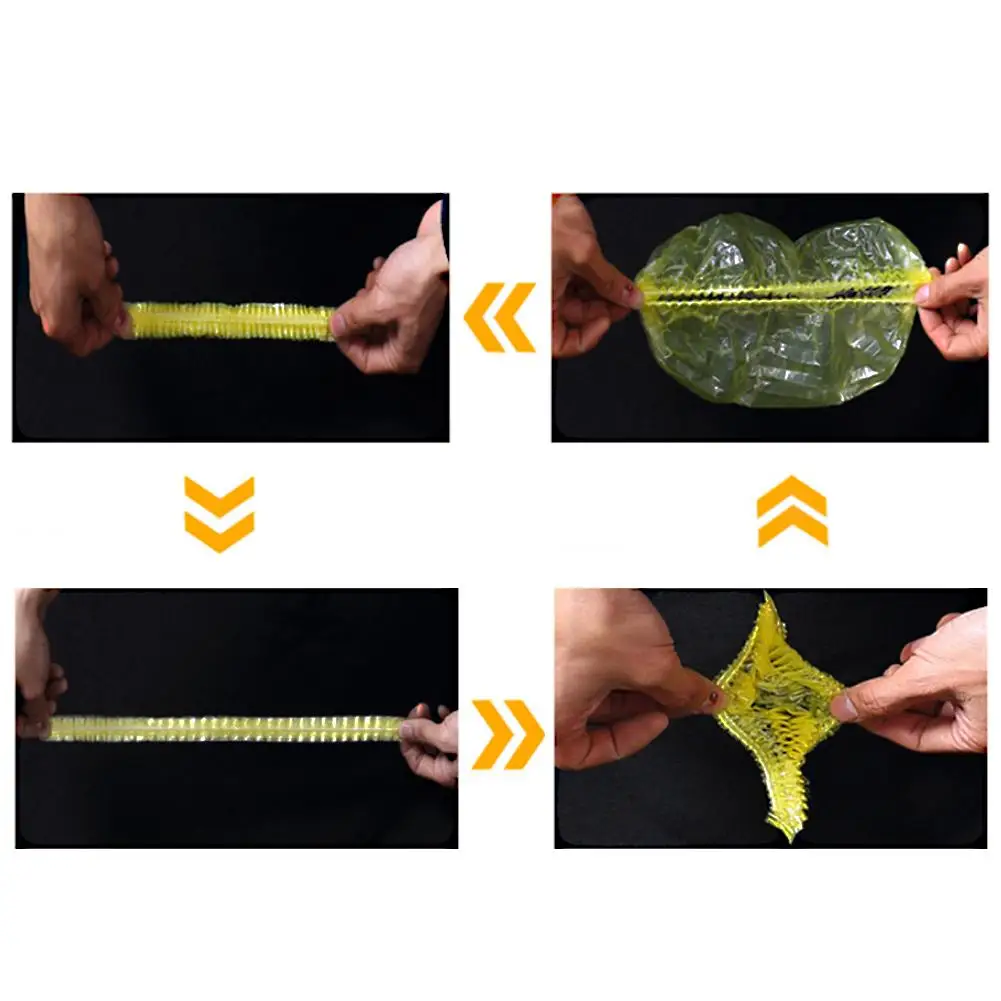 100 шт./компл. одноразовые колпачки для чистки спа-салона ванной комнаты нетканые