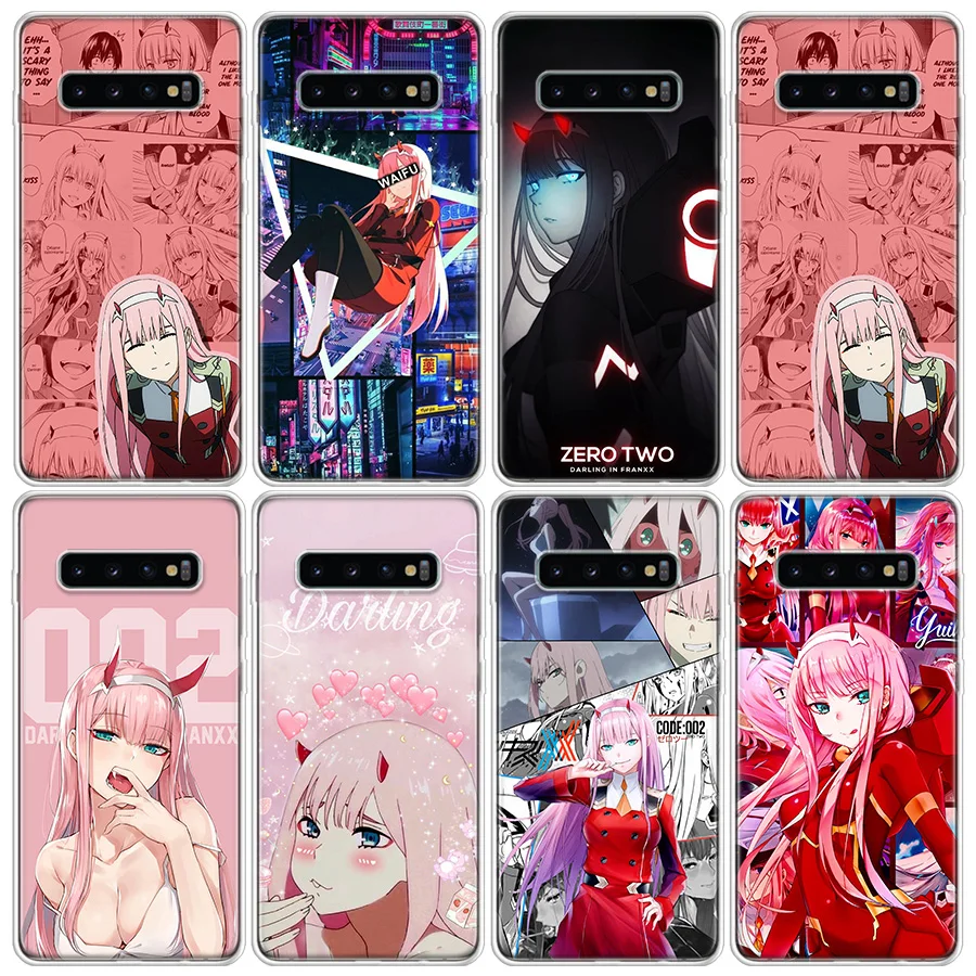 

Anime Zero Two Darling in the FranXX Phone Case For Samsung Note 20 Ultra 10 Lite 9 8 Galaxy A01 A11 A21 A31 A41 A51 A71 A9 A8 A