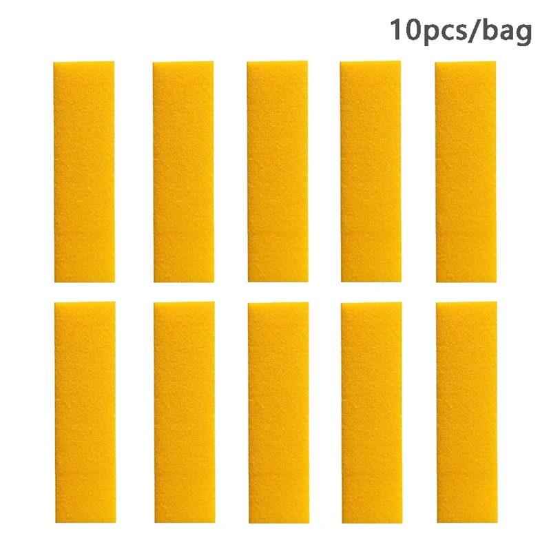 

10Pcs/set Nail Files Manicure Pedicure Tool White Nail Art Sanding Sponge Buffer Block Fingernail Grinding Polishing DIY Home