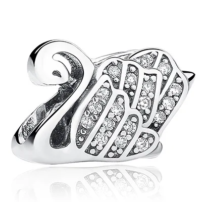 925 пробы, серебряный, лягушка, змея, кот, тигр, панда, милые животные, бусины, подвески, подходят для браслетов Pandora, подвески, серебро, 925