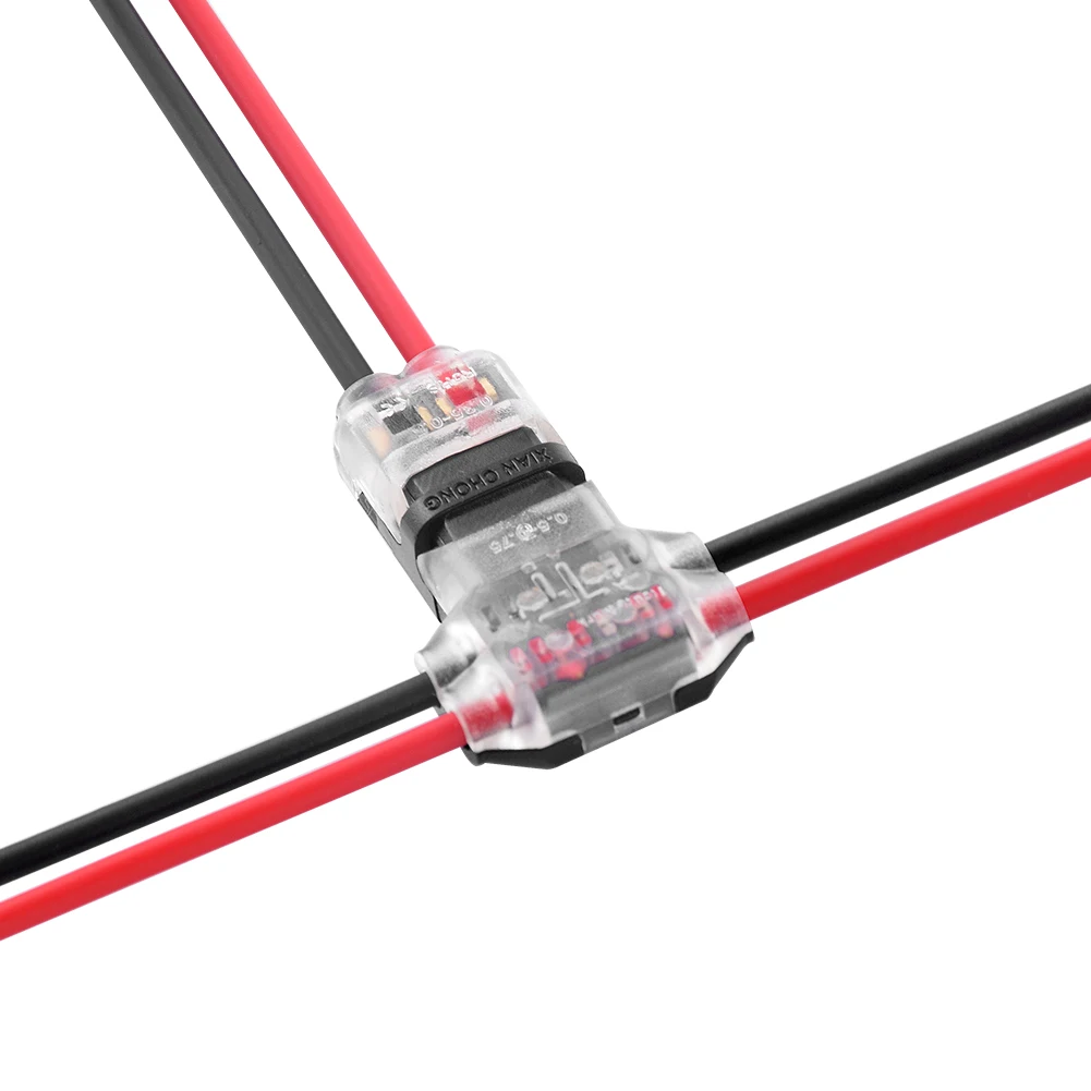 5 шт. 1/2 Pin I T тип быстрого соединения проводов электрические разъемы 22-18AWG для светодиодной ленты Автомобильный Кабель обжимные клеммные блоки проводник