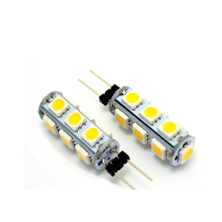 10 шт./лот 2 5 Вт SMD 5050 13 светодиодных ламп G4 Led 12 В вольт светодиодные лампы 3000K теплый