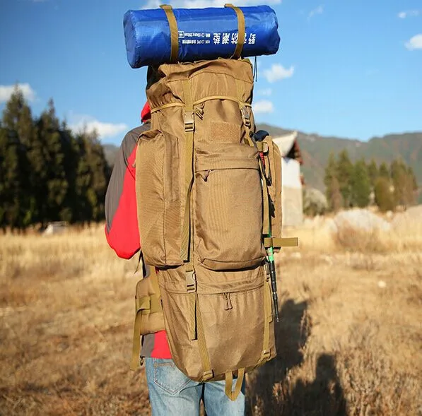 Туристический водонепроницаемый нейлоновый рюкзак вместительный Тактический