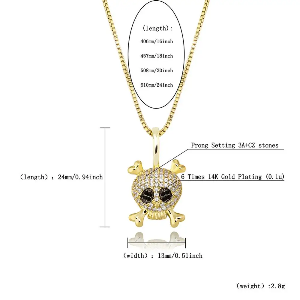TOPGRILLZ 925 Sterling Silver Pendant Ice Cube Zirconia Skull Hip Hop Fashion Jewelry For Women | Украшения и аксессуары