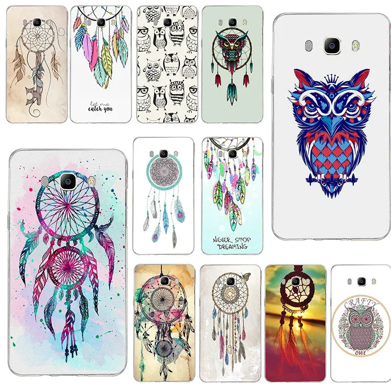 Мягкий тонкий чехол для телефона samsung Galaxy S3 S4 S5 Mini S6 S7 Edge S8 S9 S10 Plus Lite Note 4 5 8 9 Dream Catcher милые совы