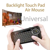 backlight mini keyboard touchpad universal rechargeable for windows pc android tv box mobile phone