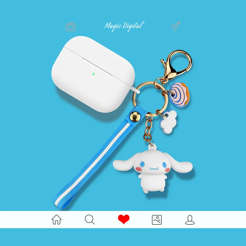 3D силиконовый чехол Cinnamoroll для Airpods Pro милый наушников с Bluetooth Airpod Air Pods 3