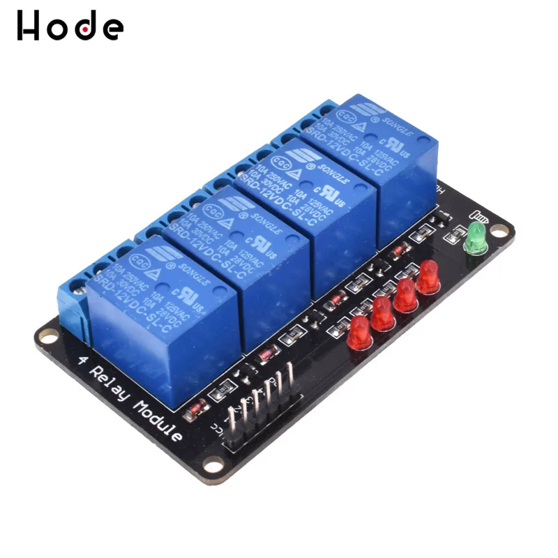 2 4 канальный Релейный модуль Интерфейс доски щит для Arduino 12 в триггер низкий