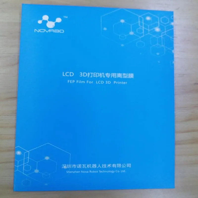 NOVA3D LCD 3d принтер части FEP пленка 126x178 мм Fep листы 0 2 s Impresora 3D|Материалы для 3D-печати| |