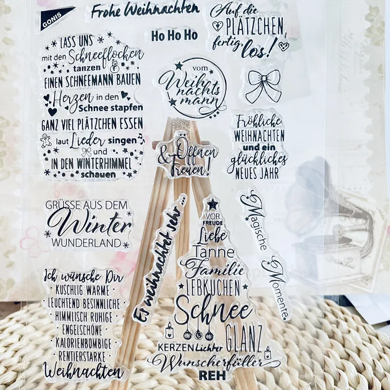 Прозрачный силиконовый штамп для скрапбукинга фотографий | Дом и сад