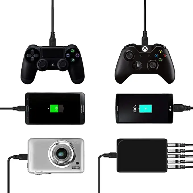 Кабель для зарядки и синхронизации контроллера PS4 2 шт. кабель Micro USB геймпада DualShock