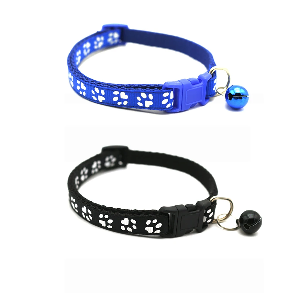 

Dog Collar Adjustable Pet Dog Cat Leash Reflective Pet Bell Collar Suitable For Cats And Small Dog Supplies Leash Accessories