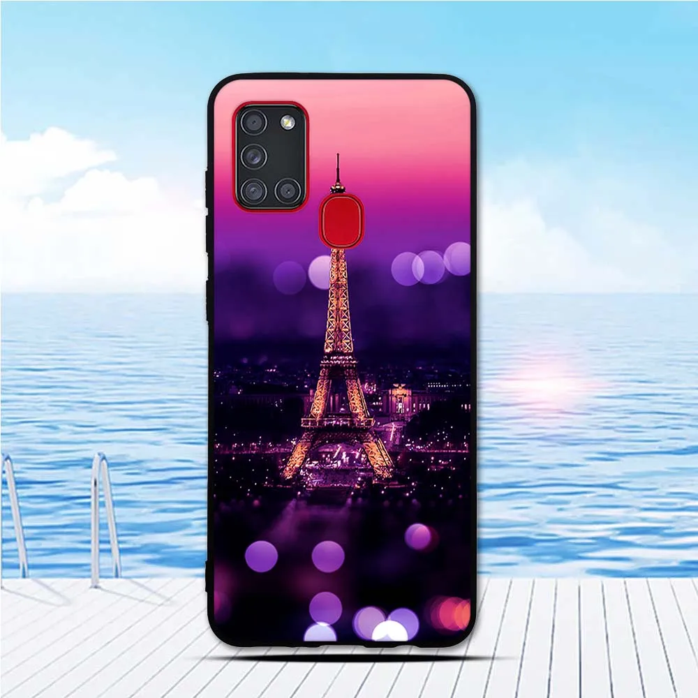 Чехол для Samsung A21S мягкая задняя крышка из ТПУ A21 чехол телефона Galaxy A 21 S A217F Fundas Coque |