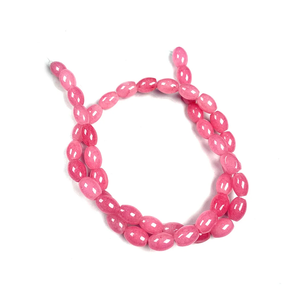 Бусины из агата кварца для изготовления ювелирных изделий 6 Х9 мм натуральный