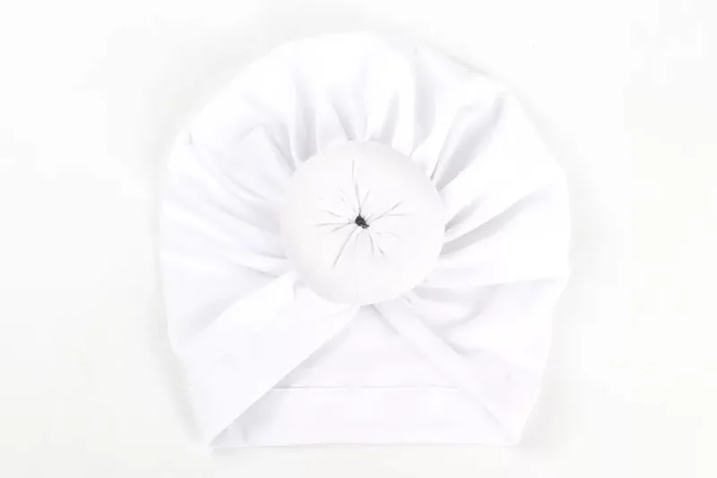 Многоцветная модная пончик хлопковая детская шапка эластичная шапочка повязка