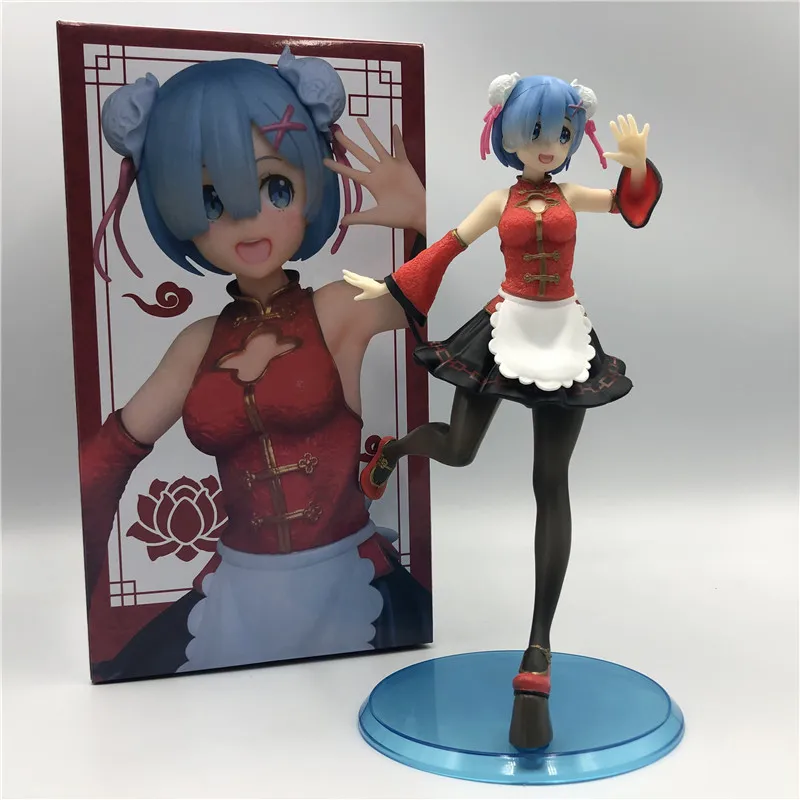 Фигурка Рем из аниме Re: Zero Life in a другой мир экшн фигурка в китайском стиле ПВХ